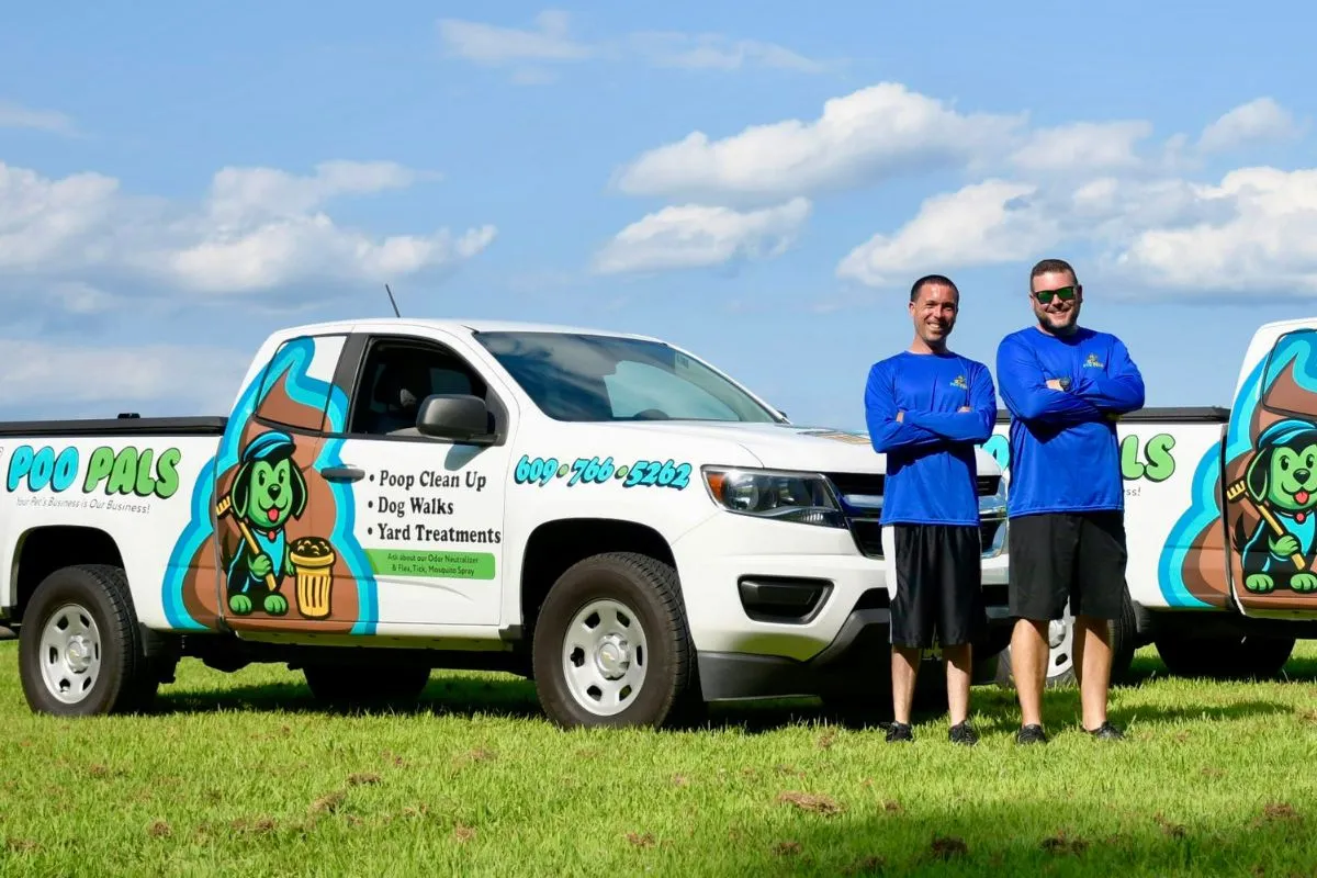 Poo Pals service truck in South Jersey