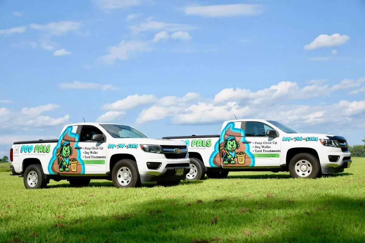 Poo Pals service truck in Berkeley Township
